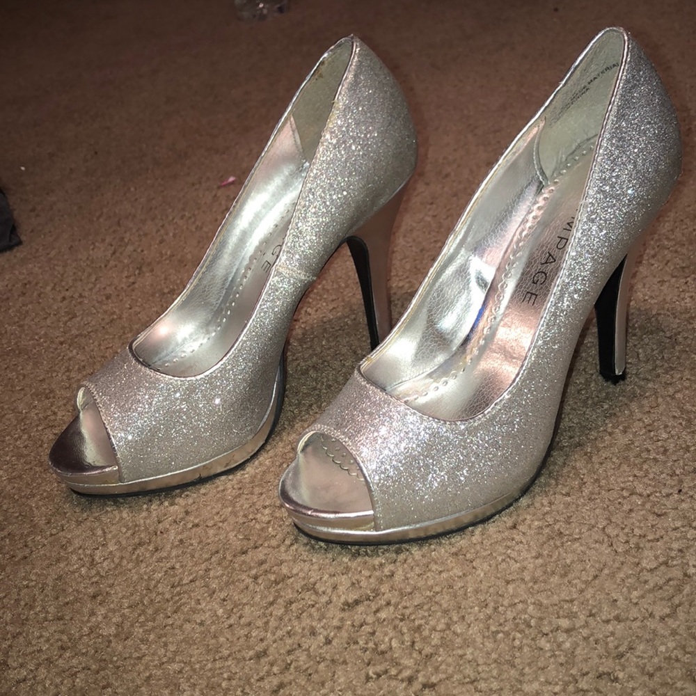Silver heels